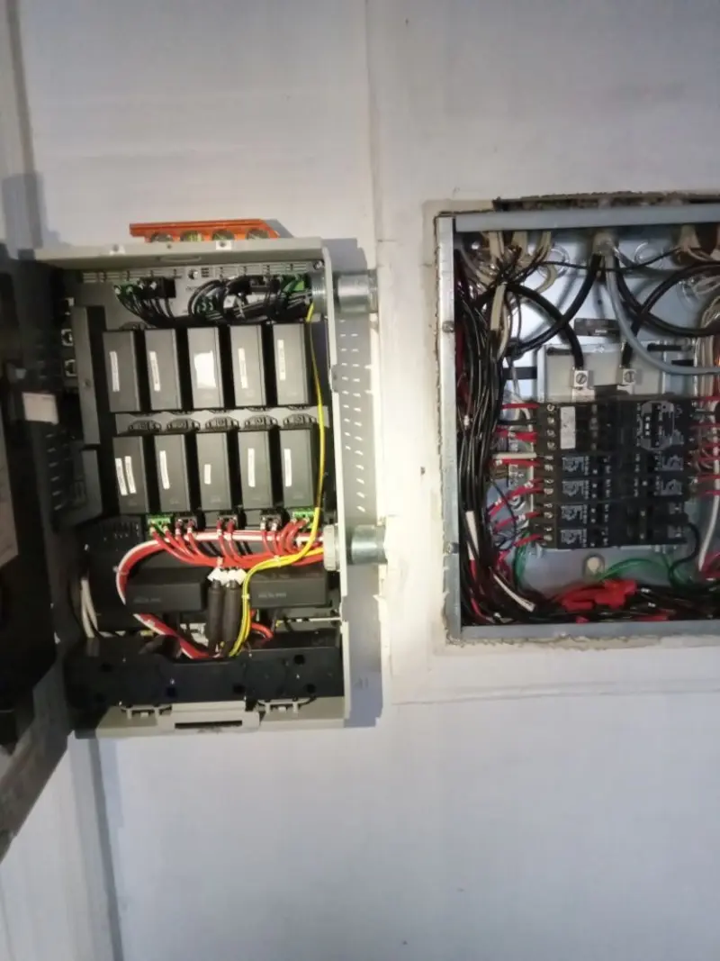 Electrical panel upgrade completed for Carbon Monoxide Detector Installation in Rockwall